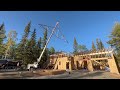 Building our Alaskan Dream Home/Shop Pt. 14 SETTING TRUSSES