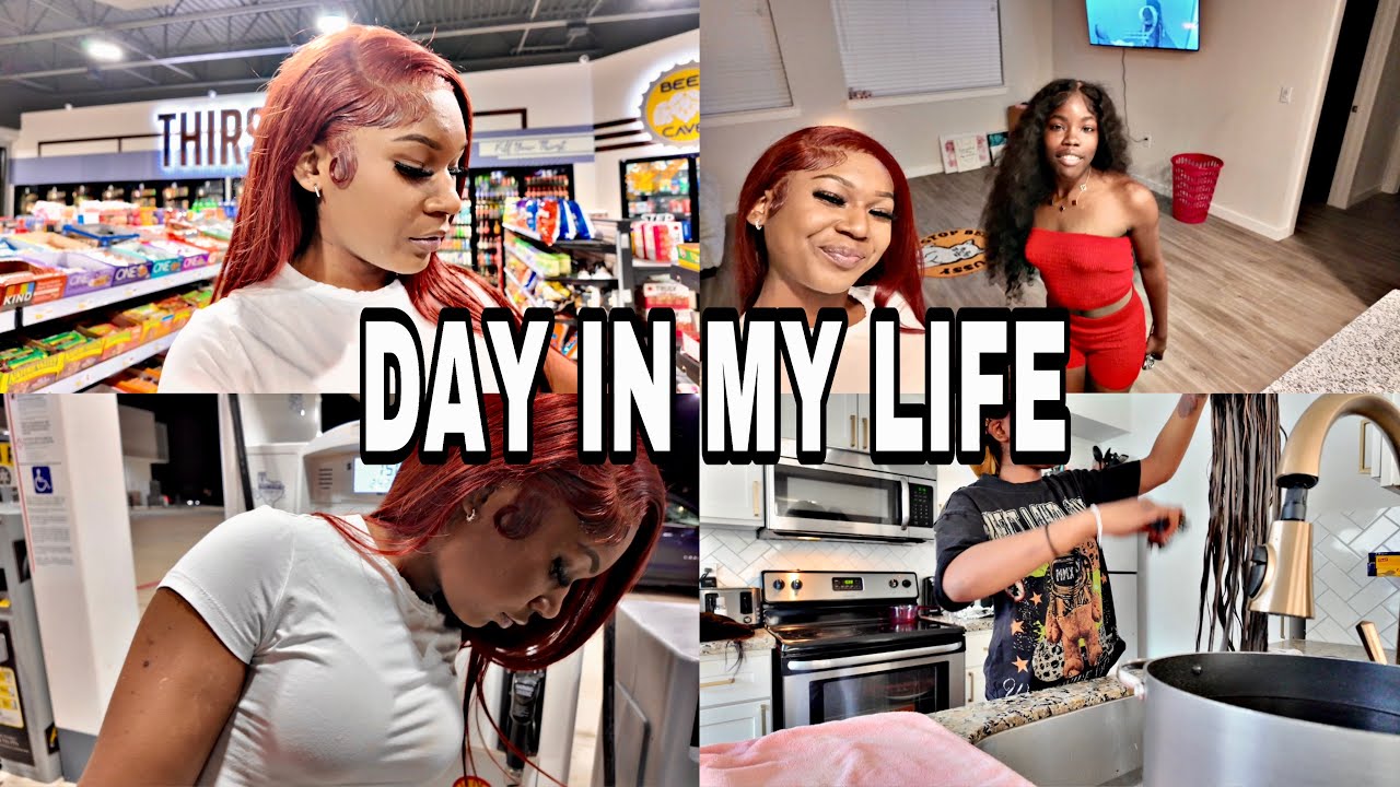 SINGLE MOM VLOG  + CLEAN WITH ME + SELLING WIGS + VIBES WITH FRIENDS + MORE