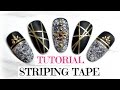 TUTORIAL | HOW TO APPLY STRIPING TAPE (AND LACE GEL) | GEL NAIL ART