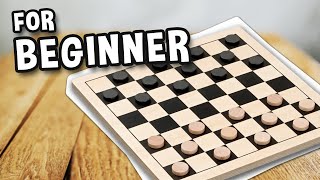 How to play CHECKERS / DRAUGHTS (instructions, gameplay and rules for beginner) | boardgamesTV screenshot 3