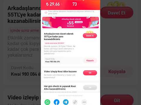 Evde oturduğun yerden para kazan KWAİ ile okdar basit ki yoruma bakıp gelmeniz yeterli