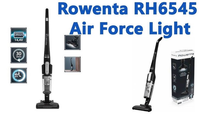 Rowenta Air Force Light Akkusauger RH6545 Produktvideo - YouTube