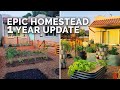 One Year Garden and Homestead Update!