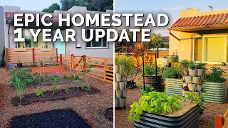 One Year Garden and Homestead Update!