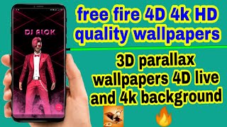 HOW TO ADD 3D WALLPAPER IN FREE FIRE ANDROID MOBAIL l  HOW TO SET FREE FIRE LIVE WALLPAPER