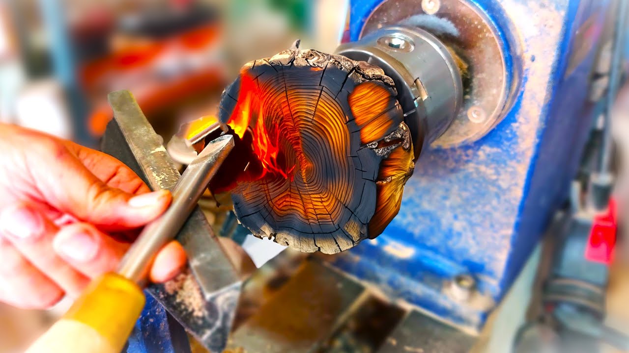 Woodturning How to make the most beautiful ashtray YouTube