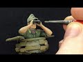 DAK Panzer Commander - 1/35 Figure Painting Tutorial (...after a four year absence...)