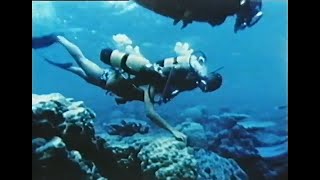 Vintage Scuba Diving In Polynesia 1960S