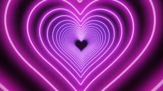 Туннель Пурпурных Сердец Видео Фон На Экран 2 Часа