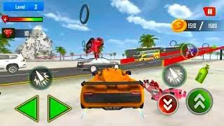 Robot Game Play Of Flying Horse Jip Car Game screenshot 2