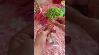 Aseemble forget-me-nots flower #nocopyrightmusic #crochet #handmade