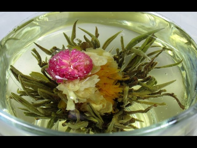 Blooming Tea Ball Flower ~ Tea Time ~ Just for Fun ~ How To 🌻 