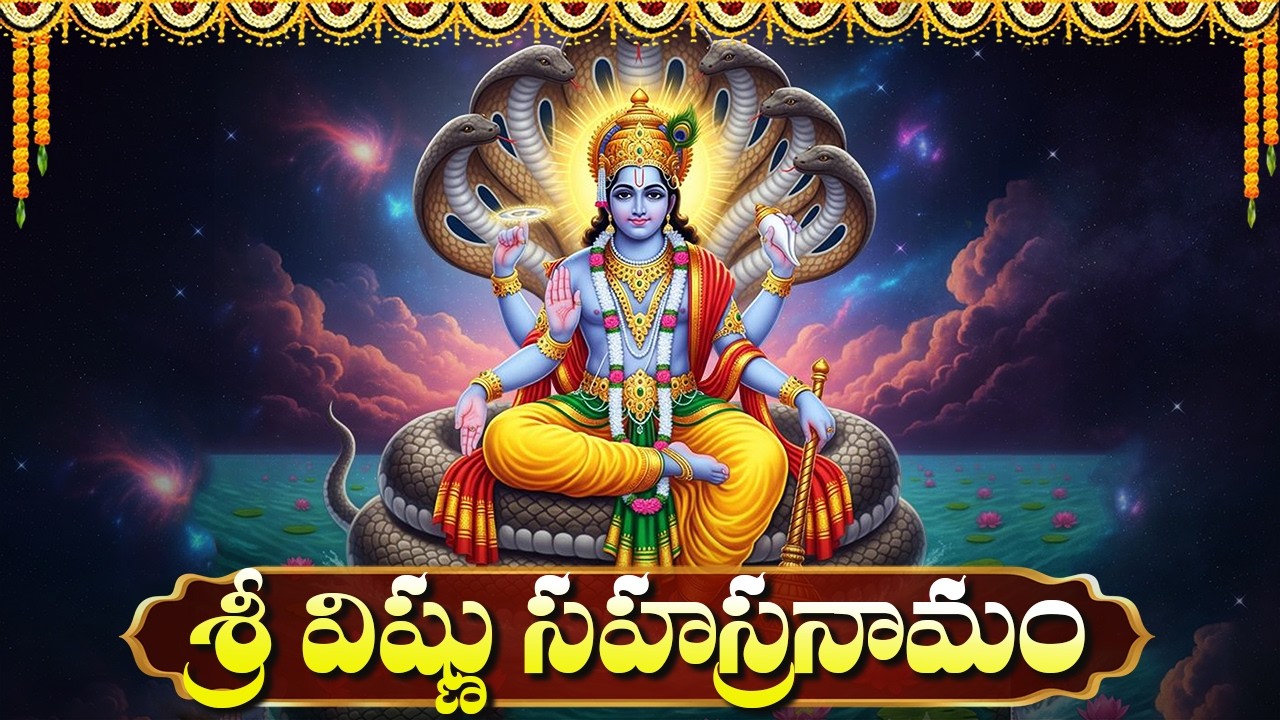 శనివారం రోజు శ్రీ విష్ణు సహస్రనామ స్తోత్రం వింటే మీ కష్టాలు తీరిపోతాయి | Sri Vishnu Sahasranamam