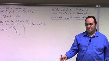 Advanced Calculus: Lecture 18 Part 1: more on metrics and musical morphisms