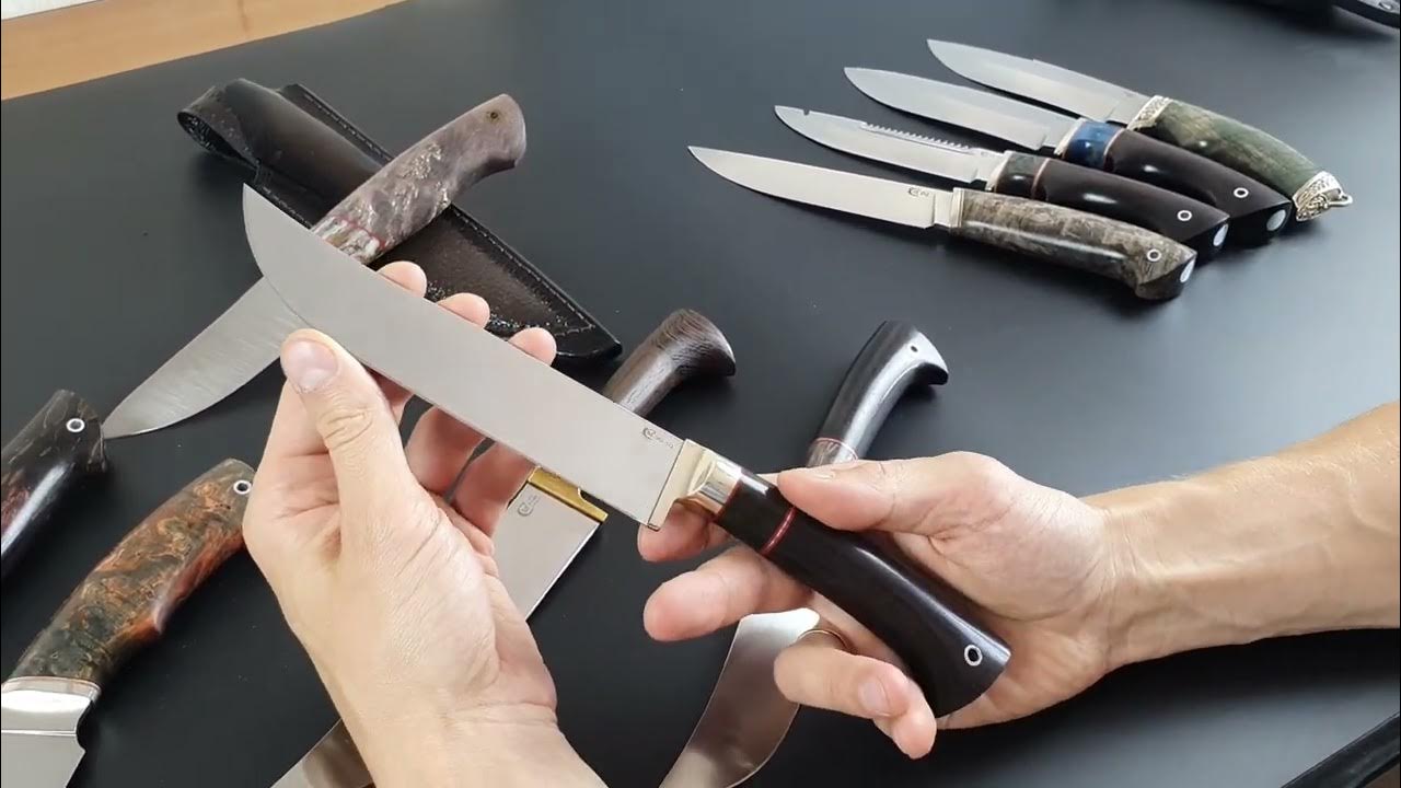Ножи из стали M390, S390, VG10, D2 в наличии от Мастерской Семина - YouTube