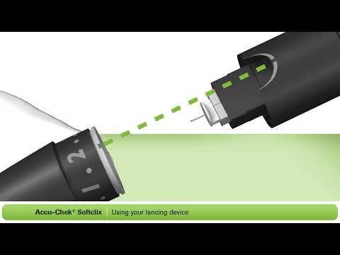 How to use the Accu-Chek Softclix Lancing Device