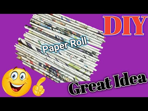 Newspaper craft idea | Best from waste paper | diy paper craft | How to