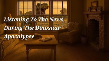 Listening to The News During the Dinosaur Apocalypse