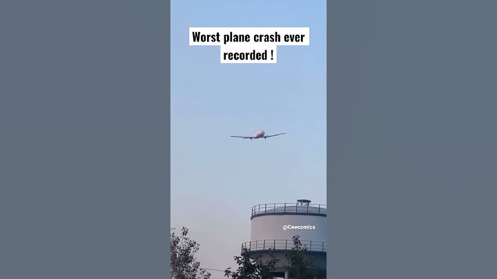 Worst plane crash ever recorded in history!