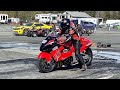 First race on the Hayabusa, what could go wrong?