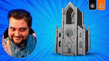 Затонувшая церковь. Blender, Unreal #3