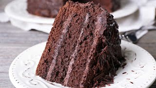 Gluten, Egg & Dairy-Free Chocolate Cake with Chocolate Frosting!