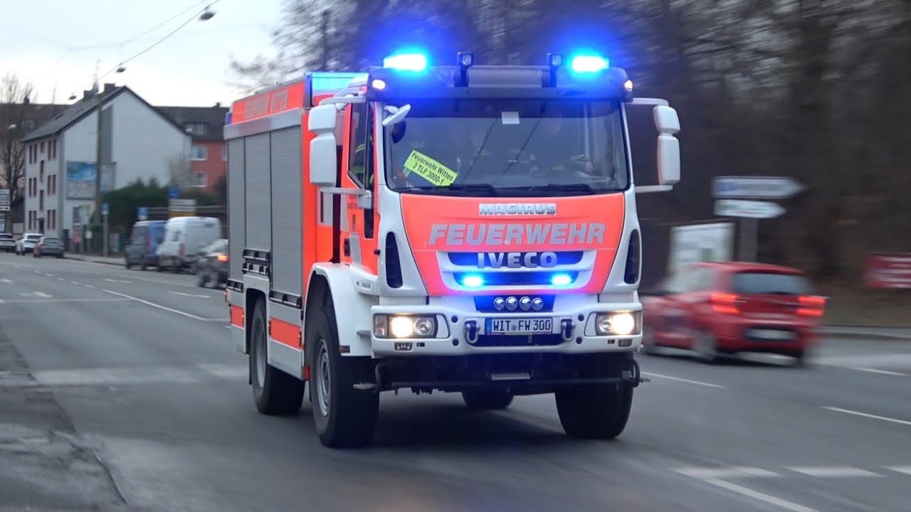 Einsatzfahrten Feuerwehr Witten 