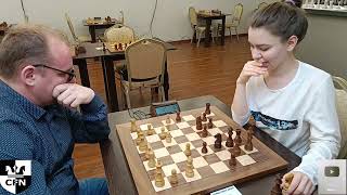 FM Agent Smith (2277) vs WFM Fatality (1932). Chess Fight Night. CFN. Blitz