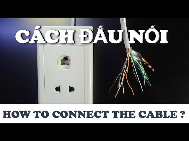 THMTB 15 Cách bấm dây mạng âm tường. How To Make Ethernet Cable to ...