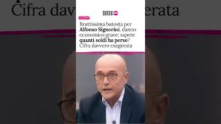 Brutta batosta per Signorini, danno economico grave: sapete quanti soldi ha perso? Cifra esagerata