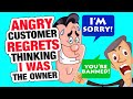 r/IDontWorkHereLady - ANGRY Customer Regrets thinking I was the Owner...