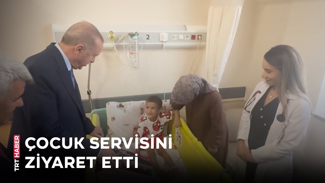 Cumhurbaşkanı Erdoğan Gölcük Devlet Hastanesi'ni ziyaret etti