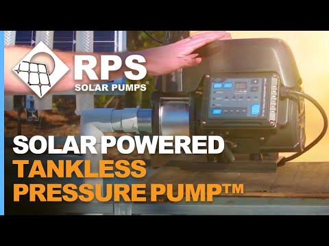 RPS Solar Powered Tankless Pressure Pump™️