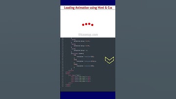 Loading Animation using Html & Css #shorts