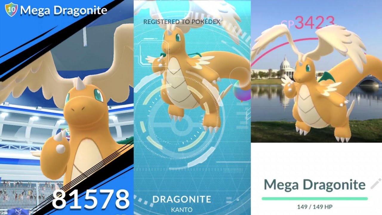Первый в мире✨️рейд с мегадрагонитом в Pokemon Go
