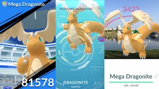 World First Ever✨️Mega Dragonite Raid in Pokemon Go screenshot 2