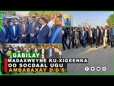 Madaxweyne ku-xigeenka JSL iyo wefti uu hogaaminayo oo socdaal ugu ambabaxay DDS