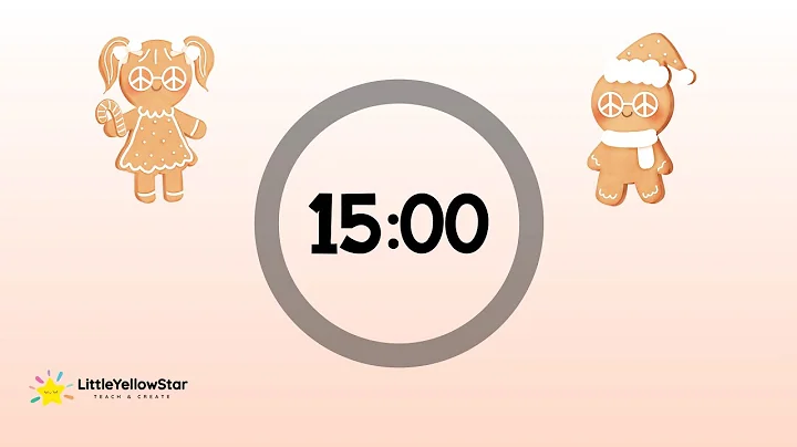 Gingerbread People – 15 Minutes Countdown Timer With Music | Happy Holiday Music Classroom Timer