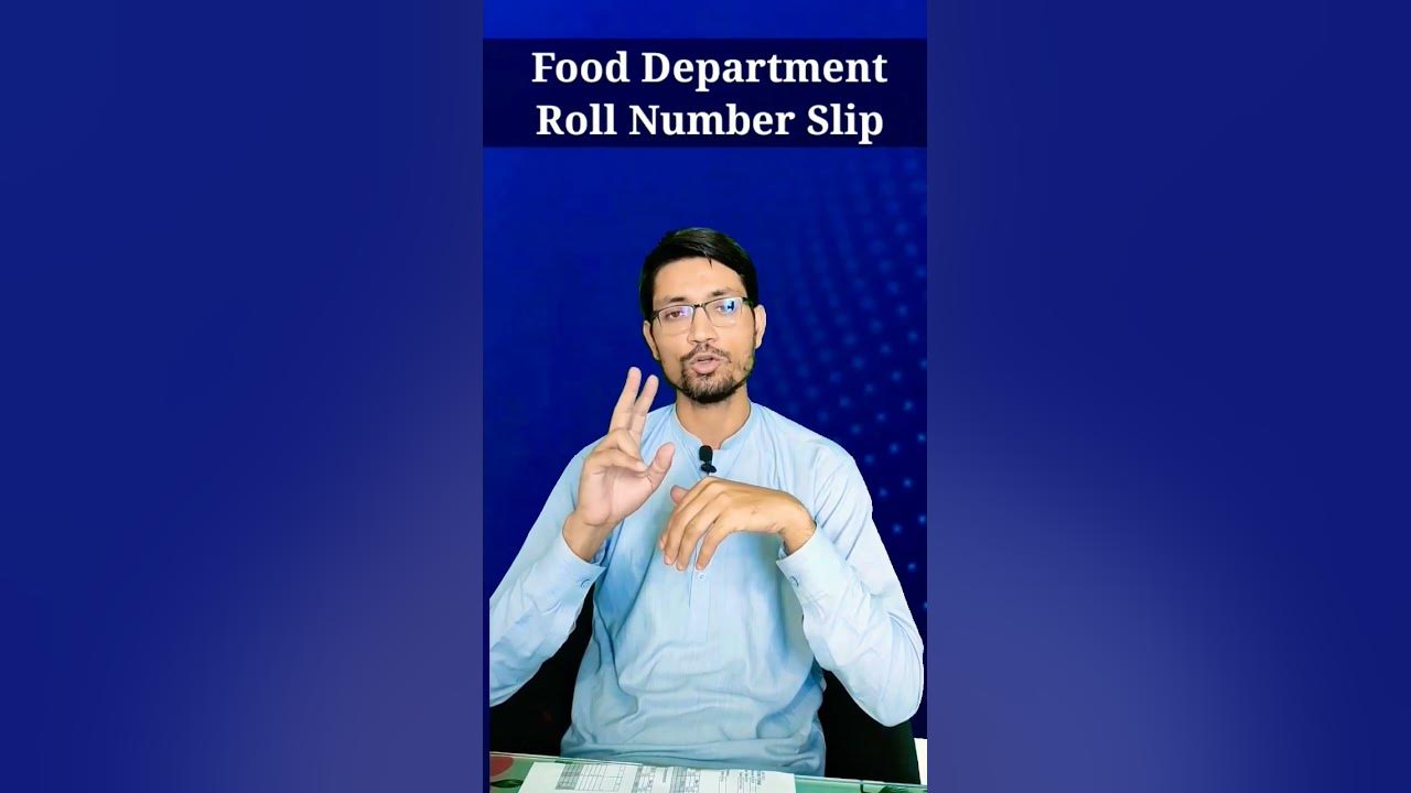 Food depart roll number slip ppsc roll number slip roll number slip