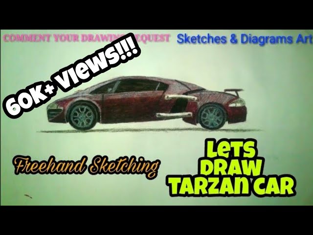 Lets Draw Taarzan Car Side View Car Drawings Sketches Diagrams Art Youtube Finely tarzan car started first time | टारझण कार पहली बार चली 2019. car drawings sketches diagrams art