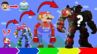 MARIO ROBOT Battle: Can Mario Robot Can Upgrade Myself?