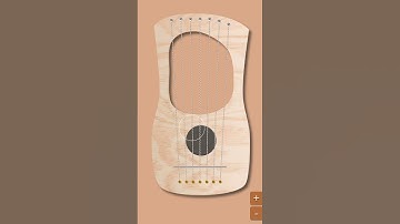 Playing random music using the 7 strings lyre harp app