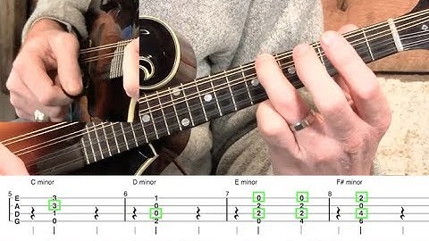 Mandolin Minor Chord Study