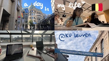 KU Leuven diaries: day in the life of a business administration student | du học Bỉ🇧🇪