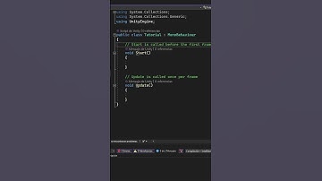 Aprende a Programar en Unity   |   Creación y lo básico sobre los Scripts #shorts