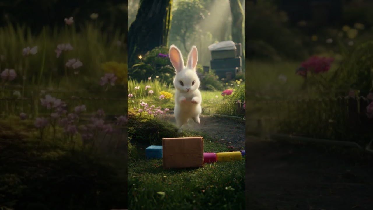 Rabbit Conquers the Obstacle Course! 🐰💨