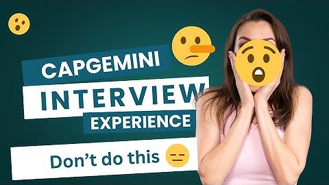 Capgemini Interview Questions 2024