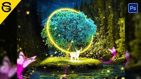 Photo Manipulation Tutorial - (TREE OF LIFE) Photoshop Speed Art