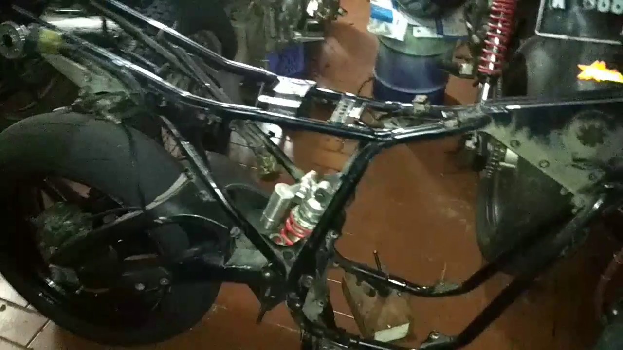 Gambar Rangka Motor Scorpio - Pelekmodif