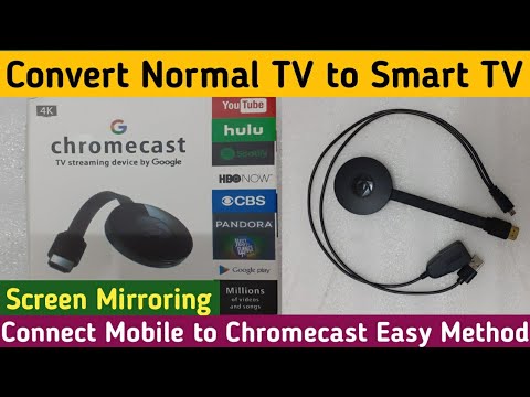 Chromecast Unboxing Installation & Setup | Convert Normal TV to Smart TV | Conect Phone & Chromecast